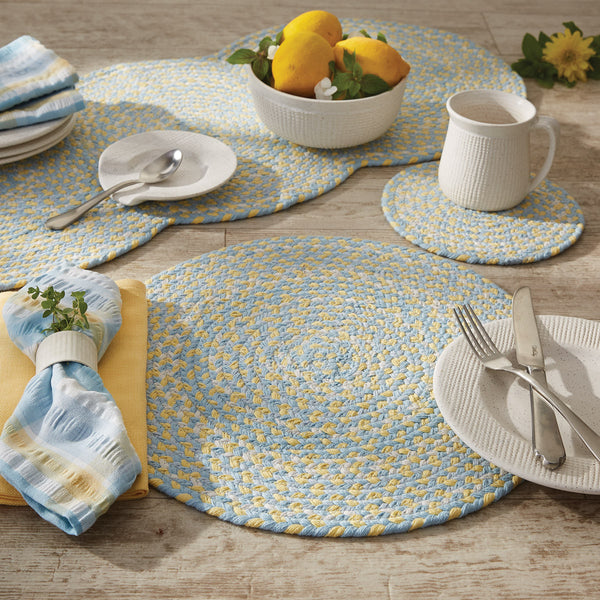 Cozy Cottage Braided Placemats - Set of 6
