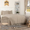 Sawyer Mill Charcoal Ticking Stripe Quilt Sets