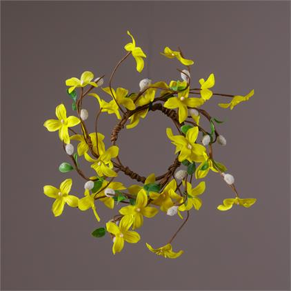 Candle Ring - Forsythia, Pussy Willows