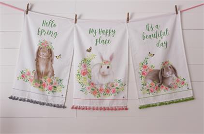 Bunny in Bloom - Tea Towels
