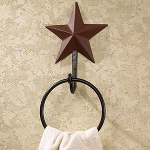 Barn Star Towel Ring