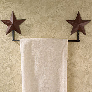 Barn Star Towel Holder