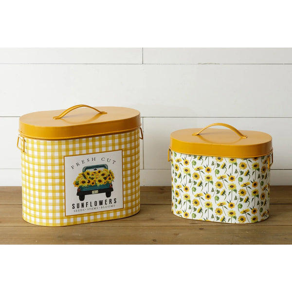 Nesting Tins - Fresh Cut Sunflower