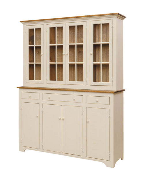 Hutch-Large with 4 Glass Doors