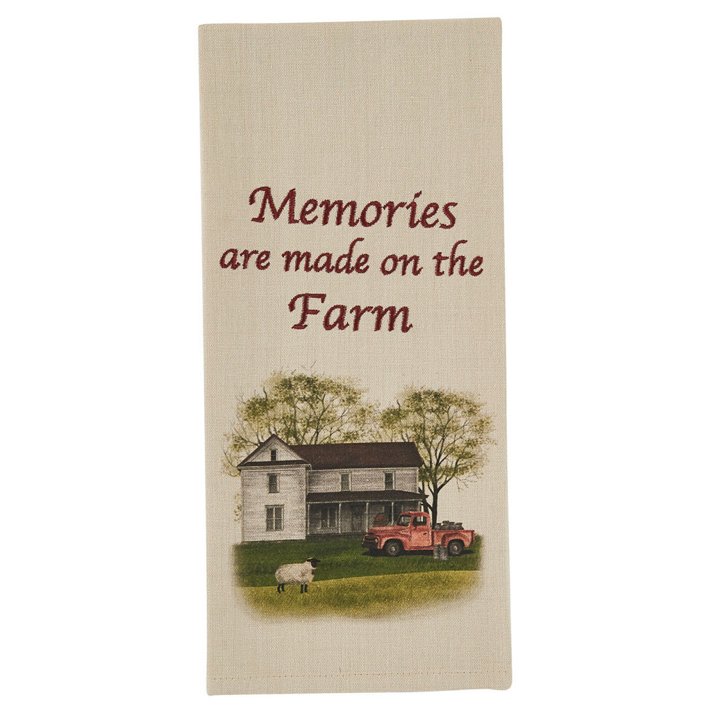 Memories on the Farm Dishtowel