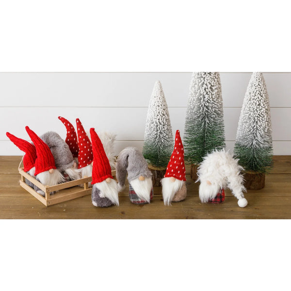 Gnomes Gray And Red Hats - Assorted