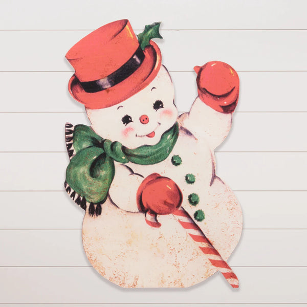 Sign - Vintage Snowman