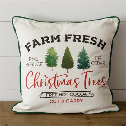Two-Sided Pillow-Farm Fresh Christmas Trees