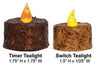 Burnt Ivory Switch Tealight
