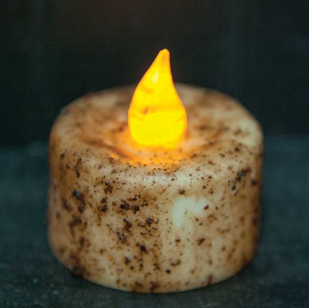 Timer Tealight - Burnt Ivory