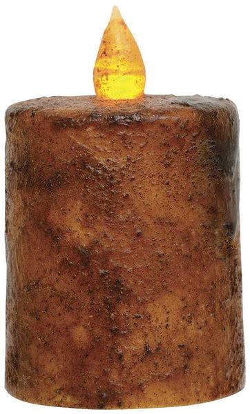 Burnt Mustard Timer Pillar - 2.5'' x 2.5''