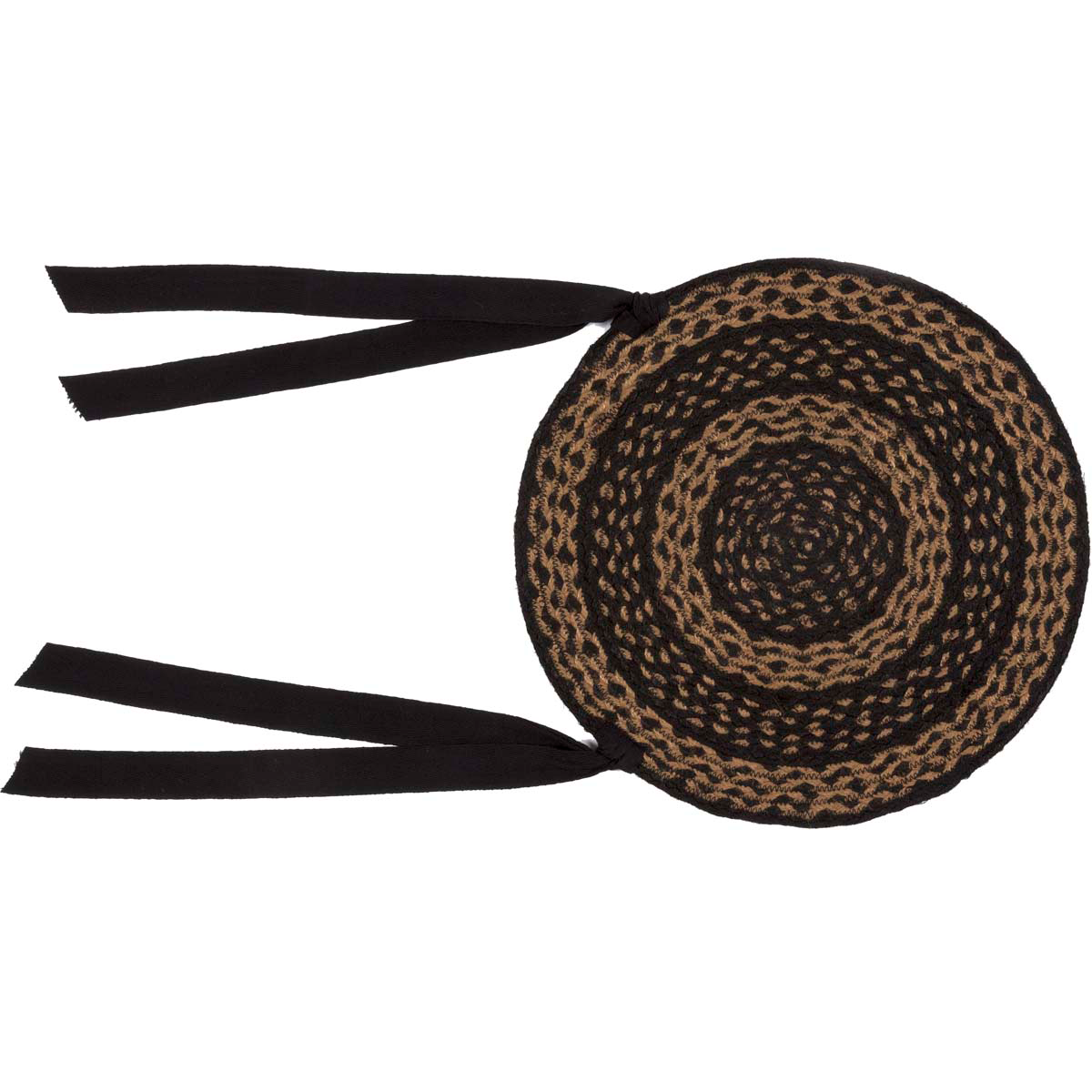 Braided chair pads with ties hotsell