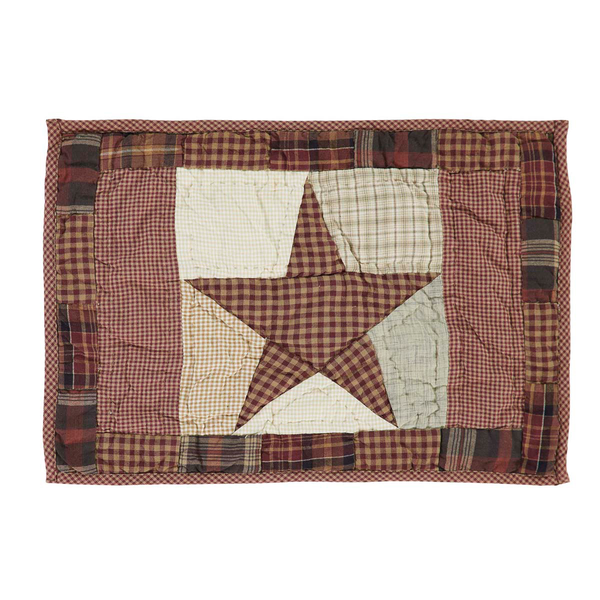 Abilene Star Quilted Placemats - Set of 6