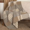 Sawyer Mill Charcoal Block Quilted Throw