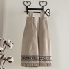 Sawyer Mill Charcoal Farmhouse Button Loop Towel