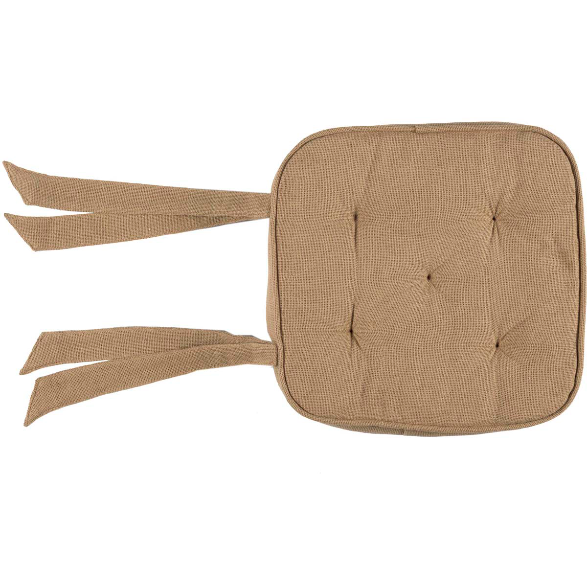 Burlap discount chair pads