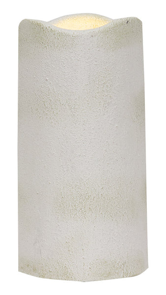 White Cement Timer Pillar 3" x 6"
