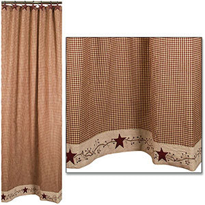 Stars N Berries Shower Curtain