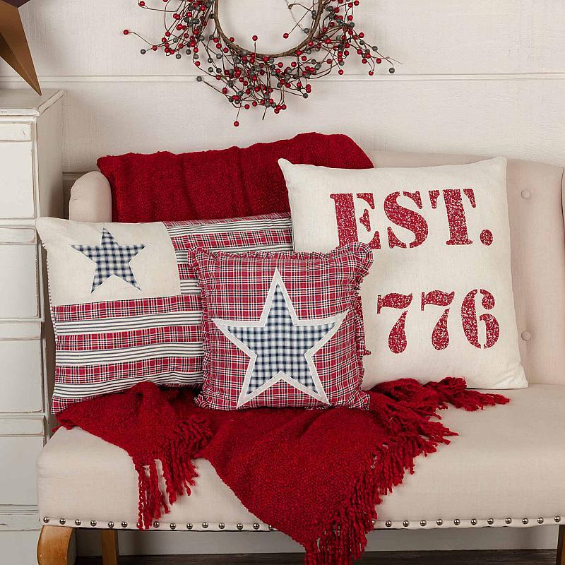 White star outlet pillow