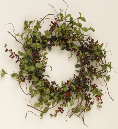 Wreath - Herb Leaves with Berries