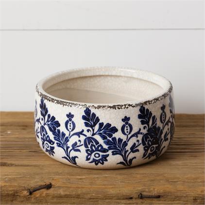 Pottery - Blue Floral