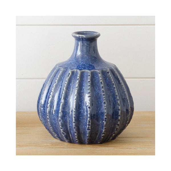 Ceramic Vase - Nautical Blue, Small