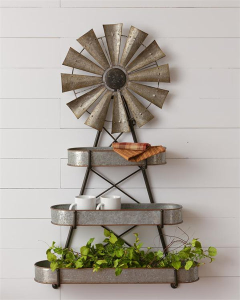 Windmill Container Shelf