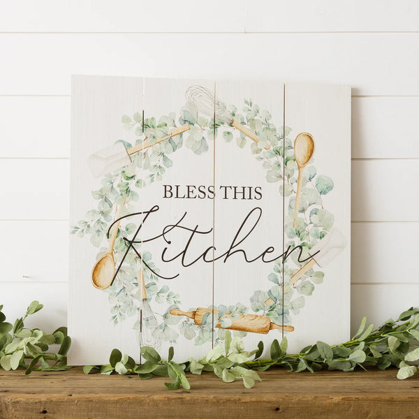 Pallet Sign - Bless This Kitchen