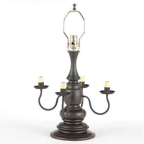 Harrison Lamp Base in Americana Black