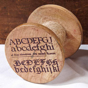 ABC Wooden Spool