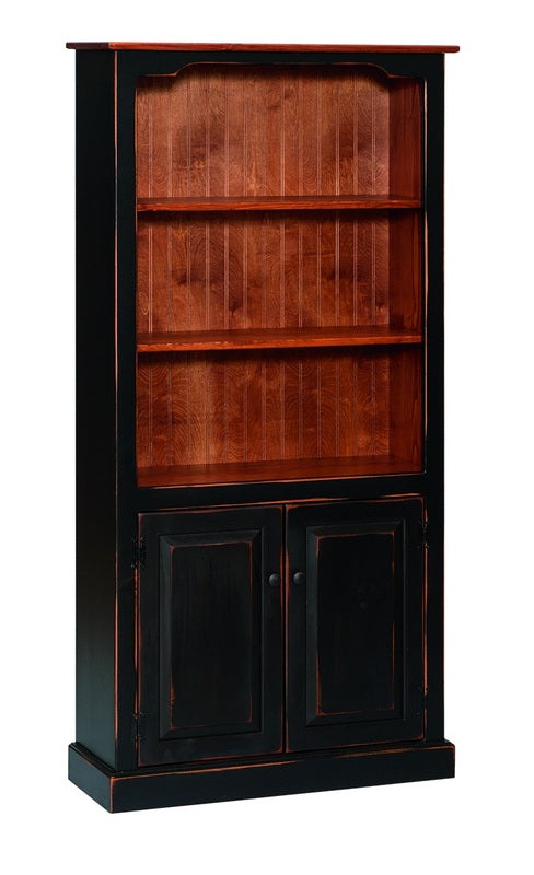 Bookcase-6' with Doors