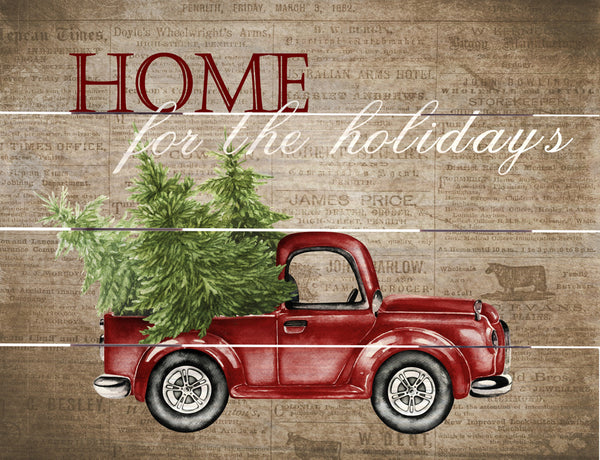 Home for the Holidays Pallet Art