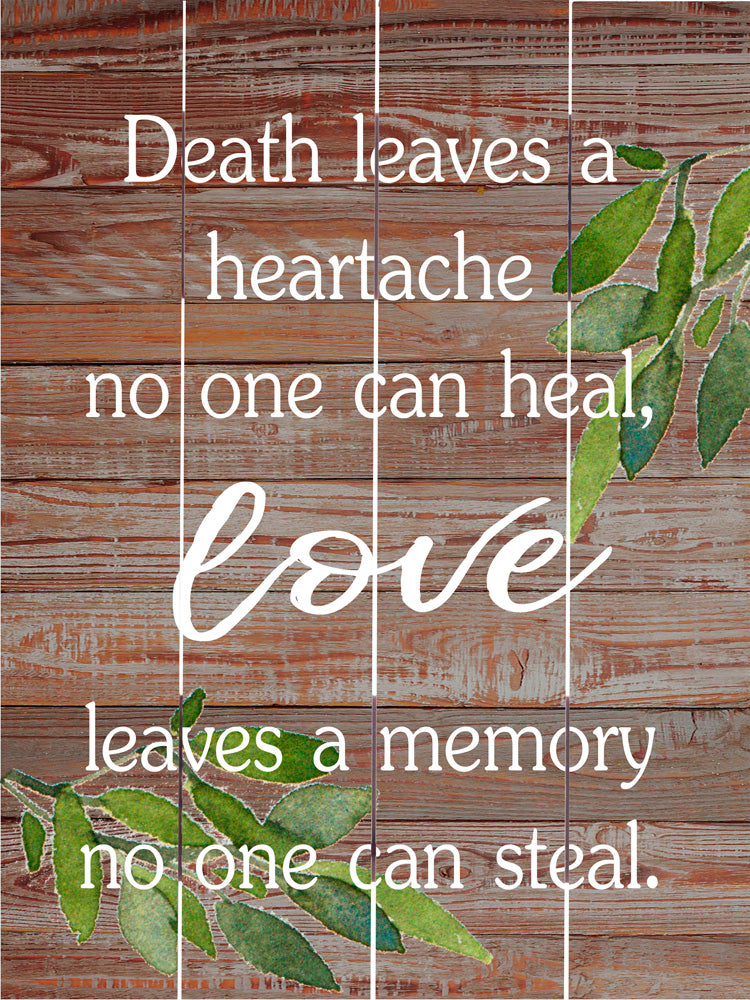 Love Leaves a Memory Pallet Art