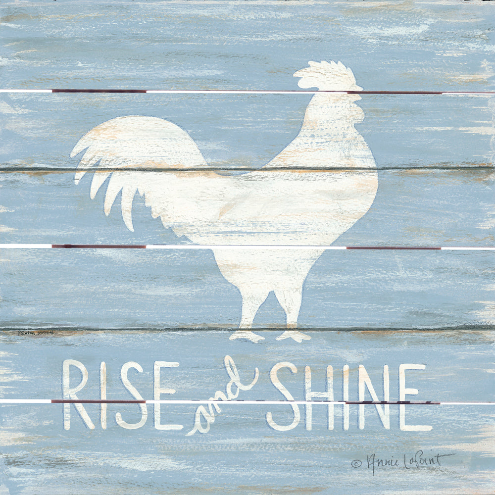 Rise & Shine Rooster Pallet Art