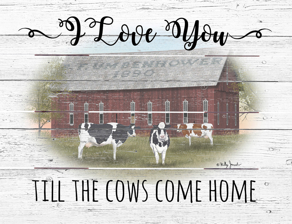 Cows come Home Pallet Art