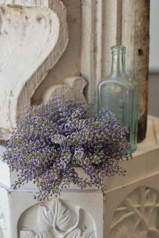 9" Bursting Astilbe Half Sphere-Purple