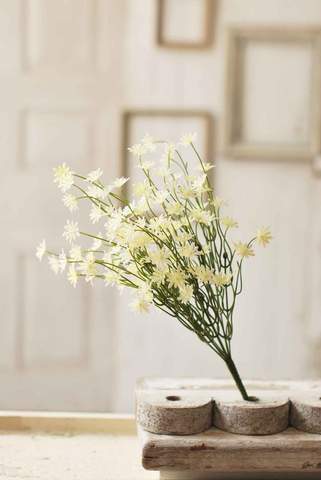 16" Bursting Bold Blooms-White