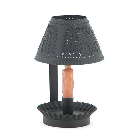 Shaded Candle Holder in Black