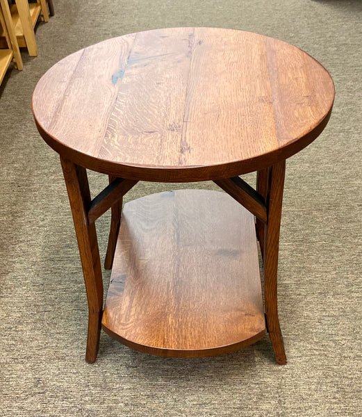 Barrel End Table - Round