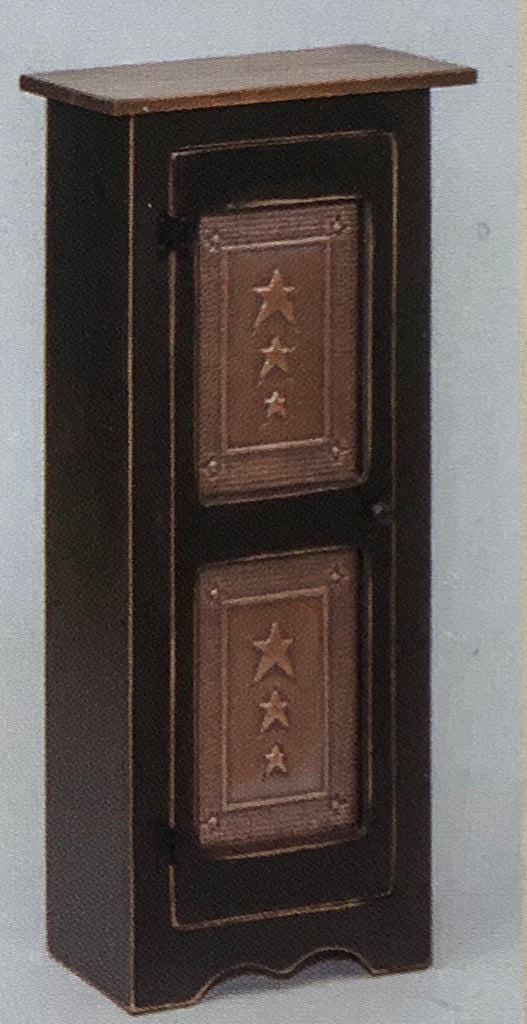 Pie Safe - 42" Single Door with Copper Star Tin Panels