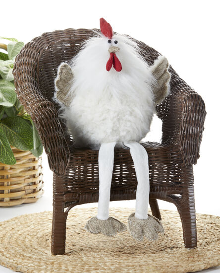 Fuzzy Dangle Legs Chicken