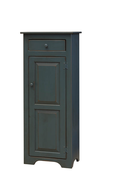 Pie Safe-Single Door with Raised Panel Door and Drawer