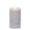 Mirage Frosted Rustic Pillar Candle