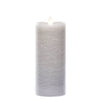 Mirage Frosted Rustic Pillar Candle