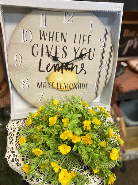 Lemons, Lemonade, and Floral
