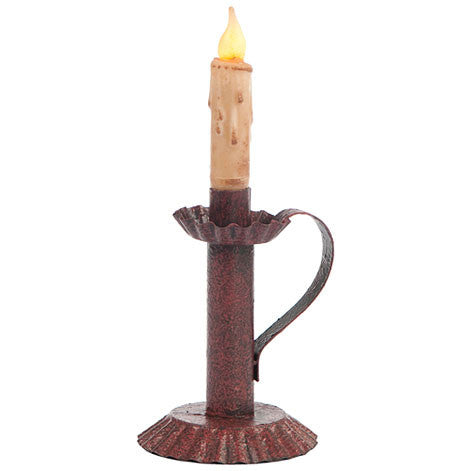 Petite Candle Holder in Primitive Red