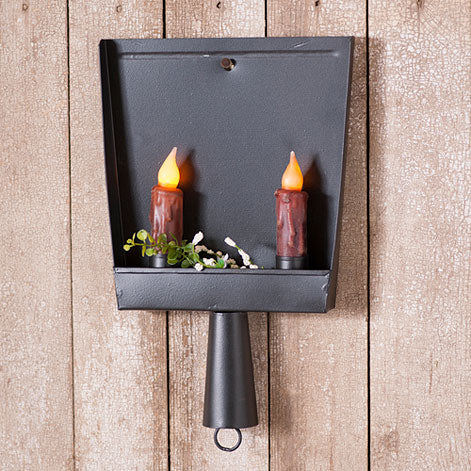 Old Fashioned Dust Pan Candle Sconce