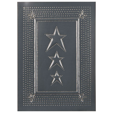 Embossed Star Cabinet Panels 10" x 14" -Country Tin