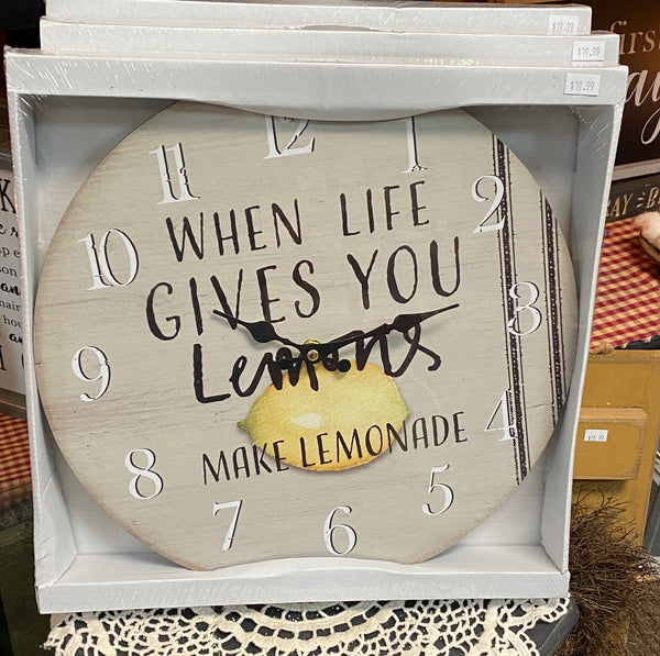 Make Lemonade Clock