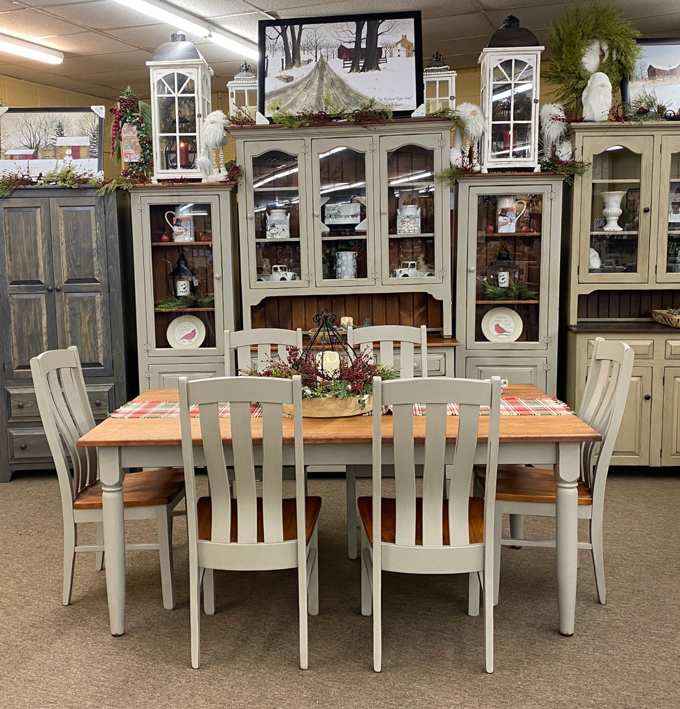 Furniture Collection: Dining Table, Hutch & Cabinets